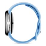 Google Pixel Watch 2 LTE, poliertes Silber, Bay Active Band, Fitbit Herzfrequenz-Tracking und Stressmanagement – Bild 3