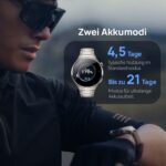 HUAWEI Watch 4 Pro Smartwatch, Titangehäuse, Saphirglas, eSIM und dunkelbraunes Lederarmband – Bild 6
