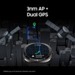 Samsung Galaxy Watch Ultra 2025 47 mm LTE, Galaxy AI, Dual-GPS, 64 GB, Titangehäuse, Titanium Gray – Bild 9
