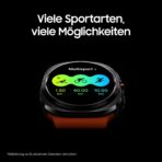 Samsung Galaxy Watch Ultra 2025 47 mm LTE, Galaxy AI, Dual-GPS, 64 GB, Titangehäuse, Titanium Gray – Bild 11