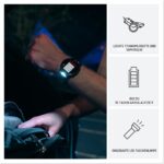 Garmin Forerunner 970 GPS Running- und Triathlon-Smartwatch, AMOLED, Titan, LED-Taschenlampe, Whitestone – Bild 4
