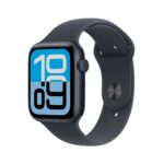 Apple Watch SE 3 44 mm GPS + Cellular, Aluminium Mitternacht, Sportarmband M/L, Fitness- und Schlaftracking