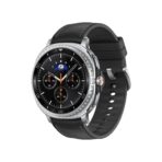 Samsung Galaxy Watch8 Classic 46 mm Bluetooth Smartwatch, drehbare Lünette, 64 GB, Hybrid Band, Schwarz