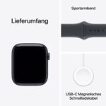 Apple Watch SE 3 44 mm GPS + Cellular, Aluminium Mitternacht, Sportarmband M/L, Fitness- und Schlaftracking - Image 6
