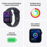 Apple Watch SE 3 44 mm GPS + Cellular, Aluminium Mitternacht, Sportarmband M/L, Fitness- und Schlaftracking - Image 2