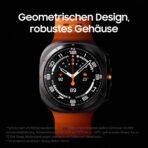 Samsung Galaxy Watch Ultra 47 mm LTE Smartwatch, Fitness-Tracker, Titanium Silver – Bild 4