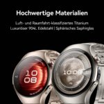 HUAWEI Watch 5 Smartwatch, 46 mm, GPS, Silber – Bild 5