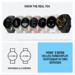 Garmin Venu 3S 41 mm GPS-Fitness-Smartwatch, Kieselgrau/Schiefergrau – Bild 7