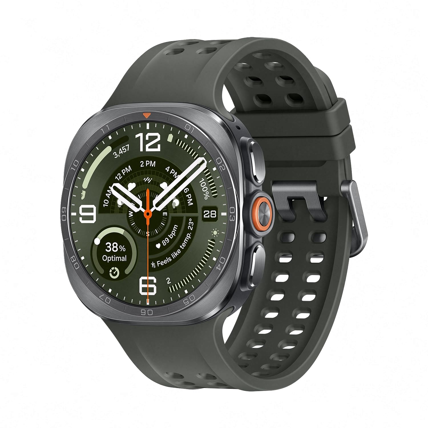 71RP61kZNuL Samsung Galaxy Watch Ultra2 47 mm LTE Smartwatch, Titanium Silver - Image 1