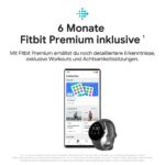 Google Pixel Watch LTE, Edelstahl Polished Silver, Chalk Sportarmband, Aktivitäts- und Herzfrequenz-Tracking – Bild 5