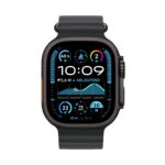 Apple Watch Ultra 2 49 mm GPS + Cellular, Titangehäuse, Ocean Band Schwarz, Generalüberholt – Bild 2