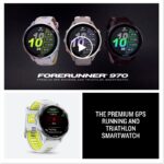Garmin Forerunner 970 GPS Running- und Triathlon-Smartwatch, AMOLED, Titan, LED-Taschenlampe, Whitestone – Bild 9