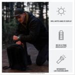 Garmin Instinct 3 Tactical 50 mm AMOLED GPS-Smartwatch, 80+ Sport-Apps, taktische Funktionen, LED-Taschenlampe – Bild 5