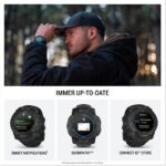 Garmin Instinct 3 Tactical 50 mm AMOLED GPS-Smartwatch, 80+ Sport-Apps, taktische Funktionen, LED-Taschenlampe – Bild 6