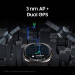 Samsung Galaxy Watch Ultra 47 mm LTE Smartwatch, Fitness-Tracker, Titanium Silver – Bild 5