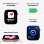 Apple Watch Series 11 42 mm GPS, Aluminium Space Grau, Sportarmband Schwarz S/M, Fitness- und Schlaftracking - Image 2