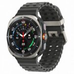 Samsung Galaxy Watch Ultra 47 mm LTE Smartwatch, Fitness-Tracker, Titanium Silver