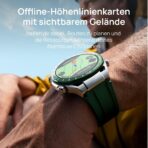 HUAWEI Watch Ultimate Smartwatch, EKG, Golfkarten, Offline-Karten, 100 m wasserdicht, bis 14 Tage Akku, Grün – Bild 5