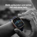 Apple Watch Ultra 3 49 mm GPS + Cellular, Titangehäuse Schwarz, Milanaise Armband Schwarz, Large – Bild 3