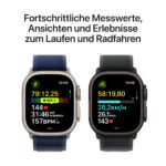 Apple Watch Ultra 2 49 mm GPS + Cellular, Titangehäuse, Ocean Band Schwarz, Generalüberholt – Bild 4