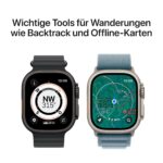 Apple Watch Ultra 3 49 mm GPS + Cellular, Titangehäuse Schwarz, Milanaise Armband Schwarz, Large – Bild 5