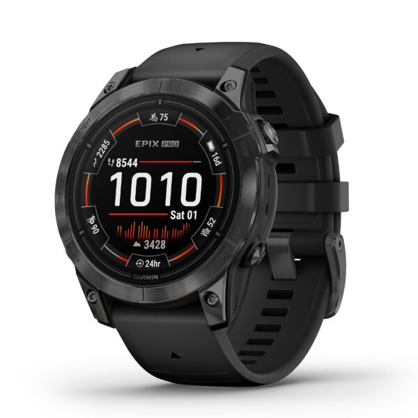 Garmin EPIX PRO 47 mm GPS-Multisport-Smartwatch, AMOLED, TOPO-Karten, 60 Sport-Apps, Music, Pay, bis 16 Tage Akku